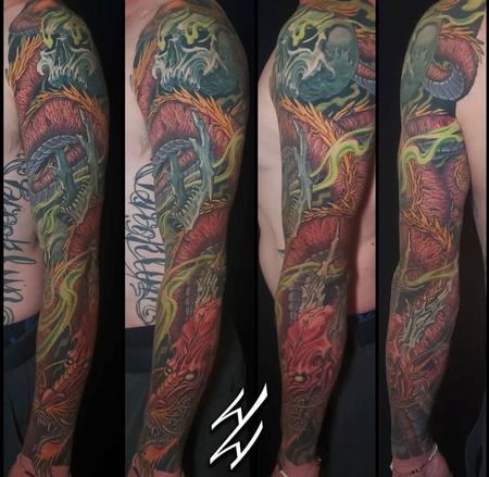 Tattoos - Walt Watts Firedragon - 144487